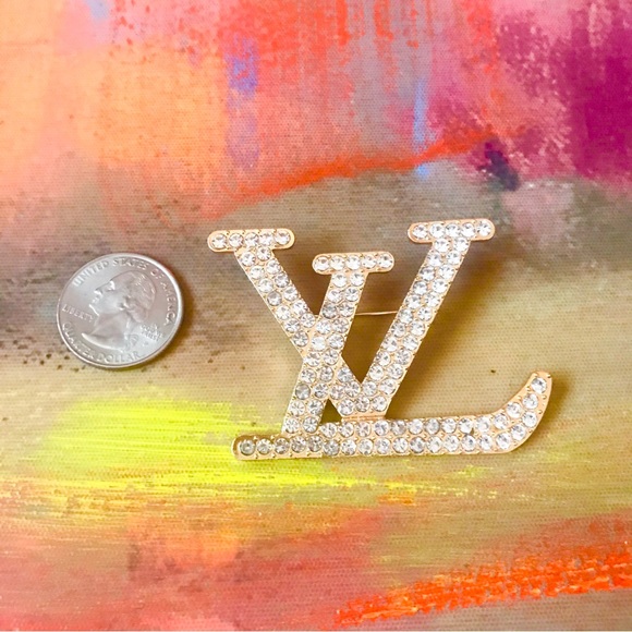 FabulouslyFitted | We Go High Grande Rhinestone Fashion Brooch - Picture 3 of 10